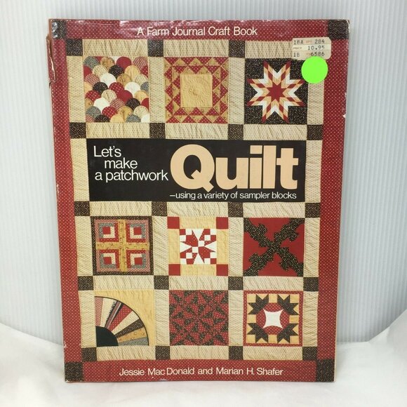 Lets Make A Patchwork Quilt Block Book Jessie MacDonald & Marian H. Shafer - Picture 1 of 3